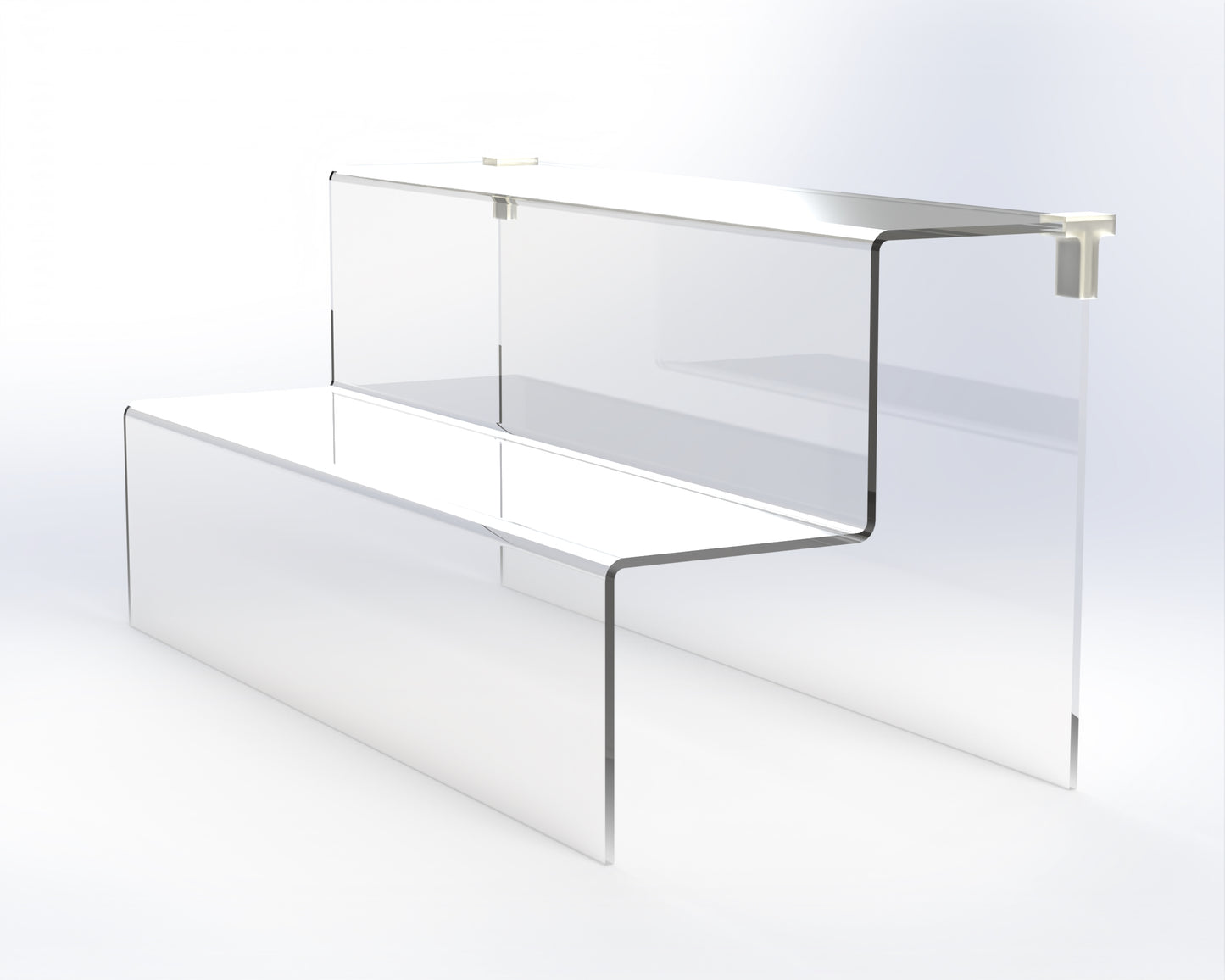 Acrylic Shelf for Ikea Cabinet - Blaliden - 2 Tier