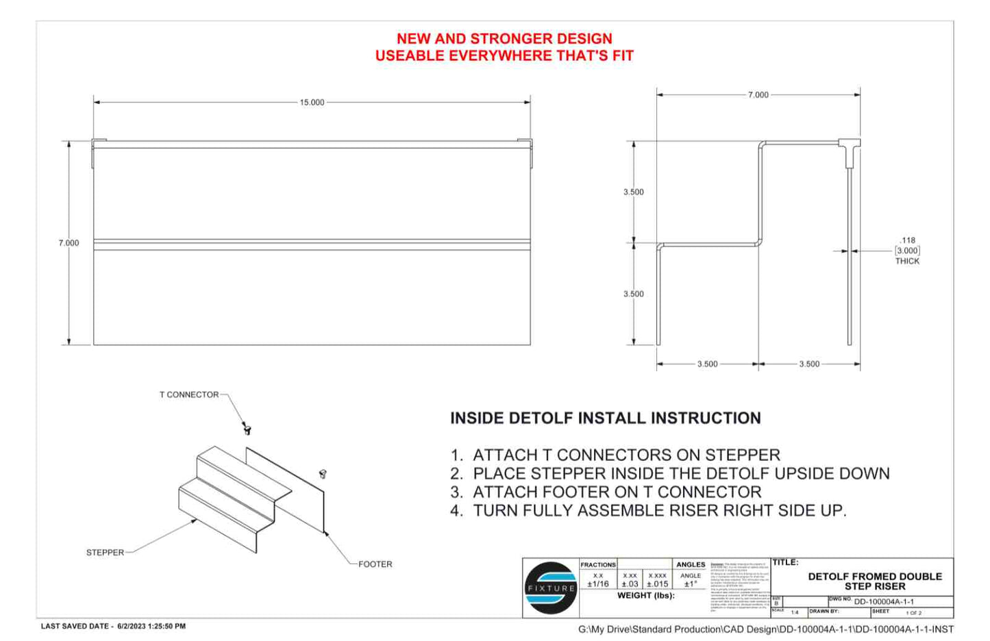 2 tiers acrylic riser detailed dimensions and instruction manual