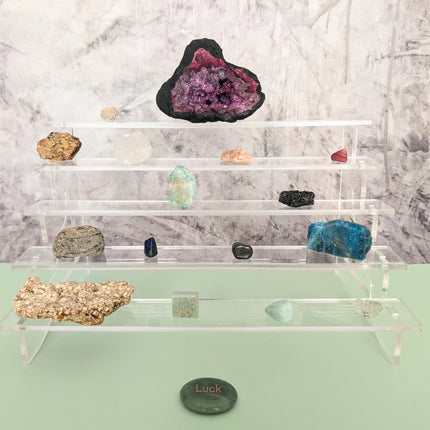 5 Steps Acrylic Display Stand 15"W x 8"D x 7.5"H Made in Minnesota