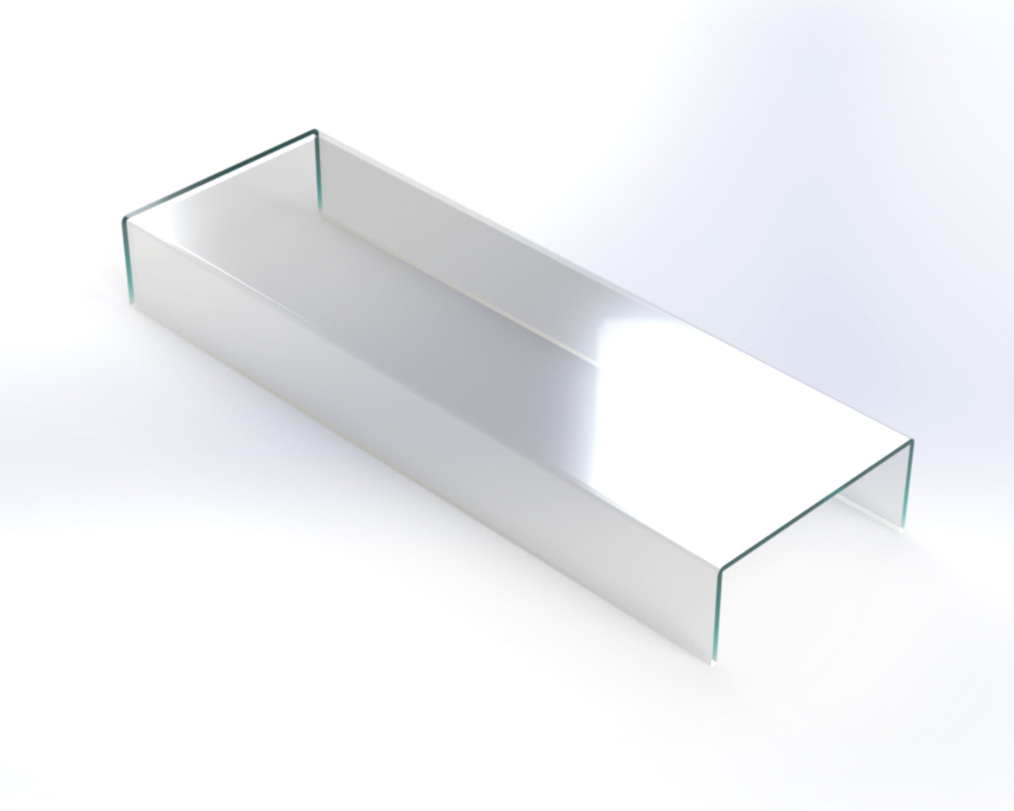 Single Step Formed Blaliden Acrylic Shelve Stand