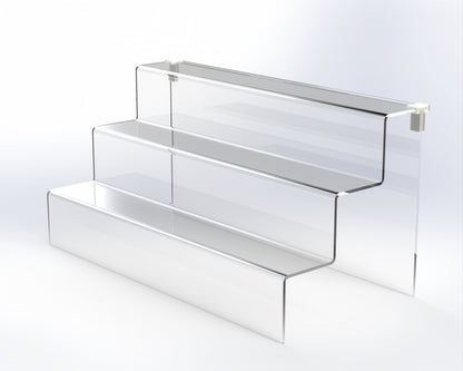 Triple Steps Detolf Acrylic Shelve Stand