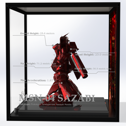 MS SAZABI DISPLAY CASE