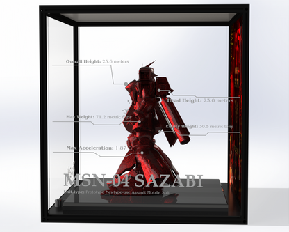 MS SAZABI DISPLAY CASE