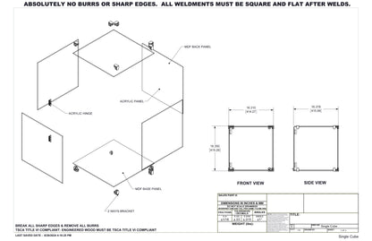 The Single Cabinet SCube System - Customize-able