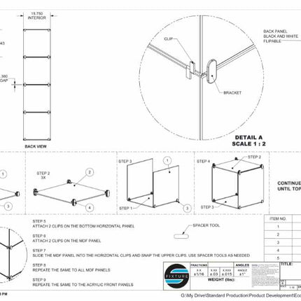Customizable Display Shelf - SCube System