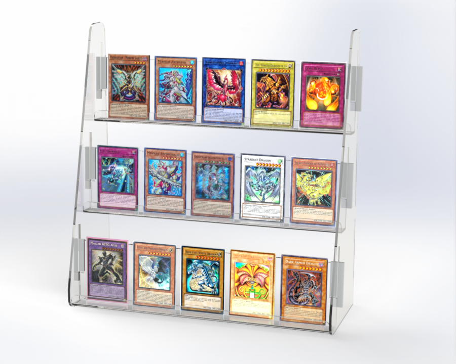 Acrylic Card Display Shelf sfixture Acrylic Card Display Shelf sfixture