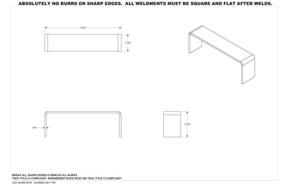 acrylic riser blueprint