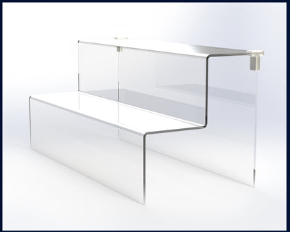Acrylic Riser - 2 Tiers - 15"x3.5"x3.5"