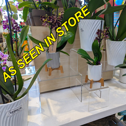 Heavy Duty Acrylic Pedestal Riser Stand - 5"x5"