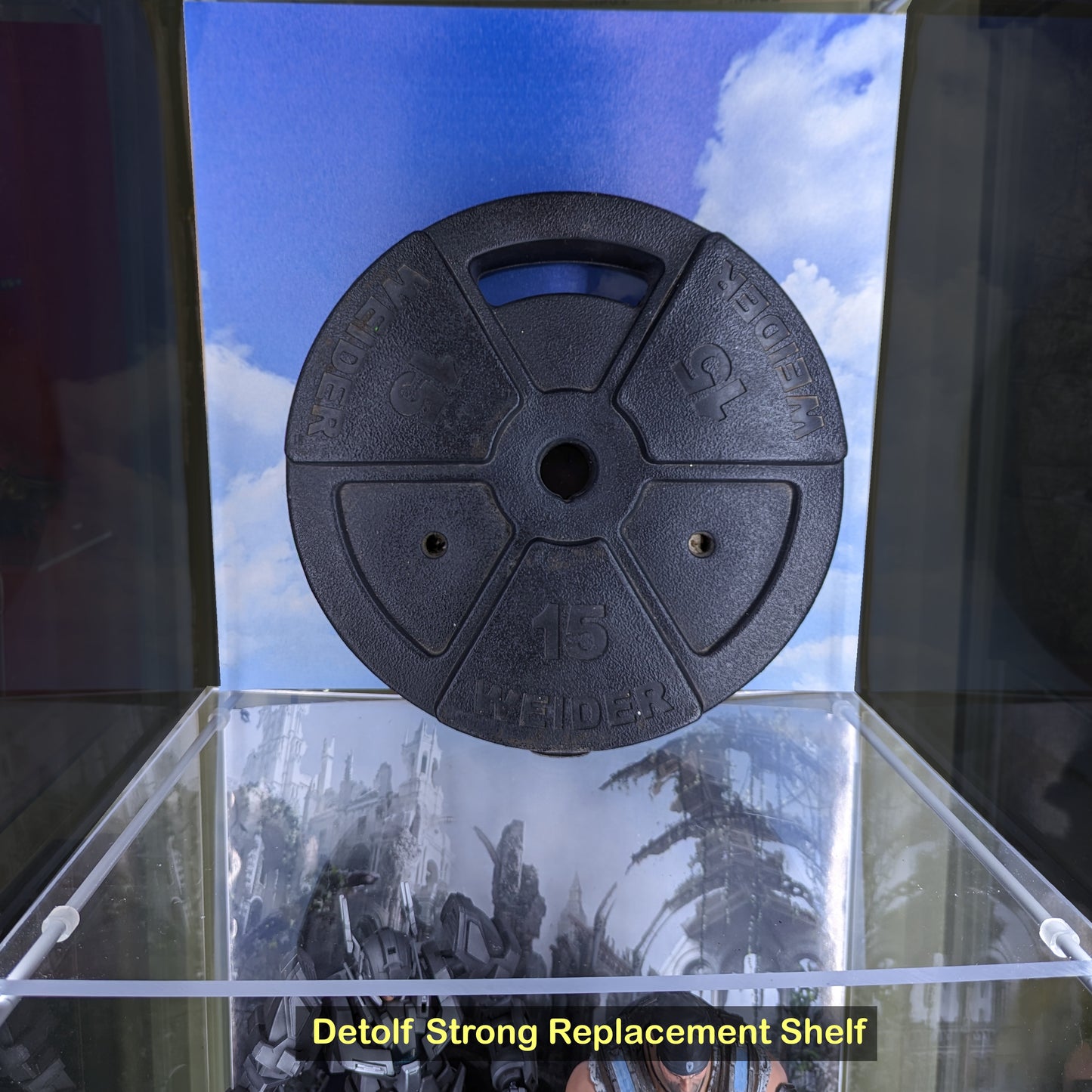 Detolf replacement Shelf weight test