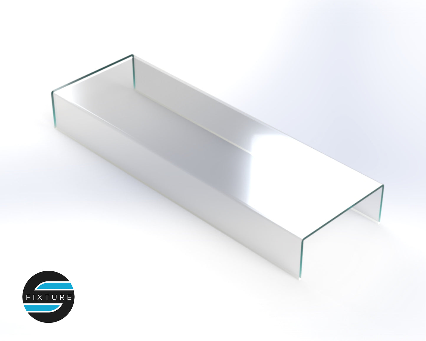 Single Step Formed Detolf Acrylic Shelve Stand